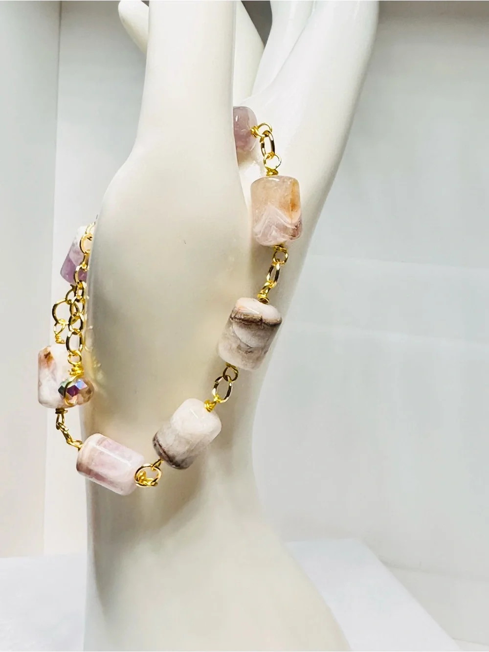 Rainbow Amethyst Stone Bracelet